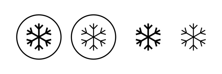 Snow icon vector illustration. snowflake sign and symbol