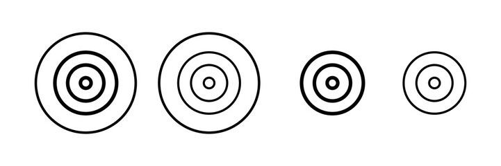 Target icon vector illustration. goal icon vector. target marketing sign and symbol