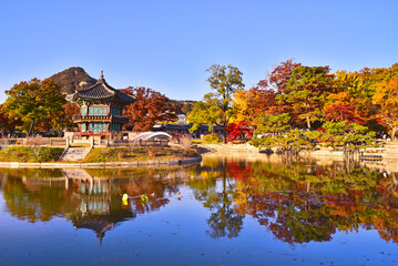 Beautiful scenery of Gyeongbokgung Palace in Seoul, 서울 경복궁의 아름다운 풍경들