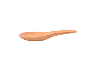 Wood or wooden spoon isolated on transparene  png