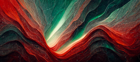 Vibrant colors abstract wallpaper design red and green