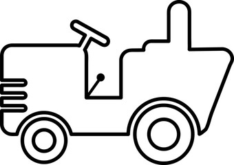 lawn mower icon vector design trendy on white background 