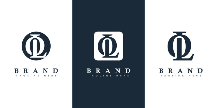 Modern and simple Letter OL Logo, suitable for any business with OL or LO initials.