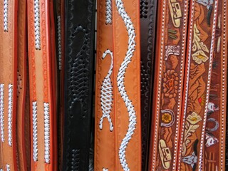 traditional mexican handmade leather belts