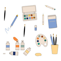 Art materials and tools