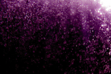 Purple bokeh texture use for celebrate background