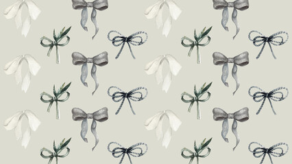 Bows Background Wallpaper