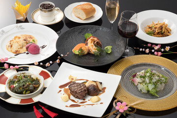 新年のコース料理・正月