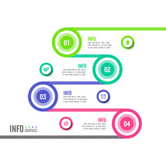 Vector infographic business design template