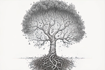 Hand Drawn Tree Life