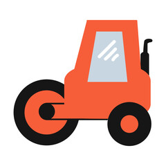 Tractor Hand Drawn Childish Element