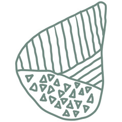 Abstract rock stone element