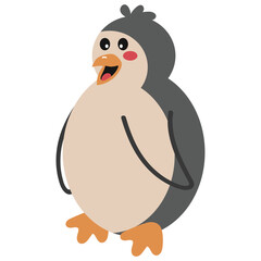 Penguin Hand Drawn Childish Element