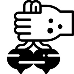 harvest solid line icon