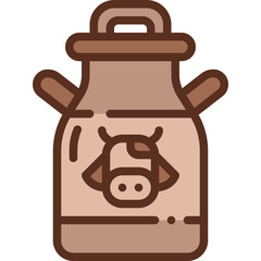 milk two tone icon