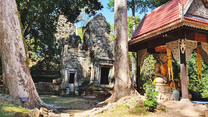 Prasat Preah Palily ,Buddhism temple in Cambodia