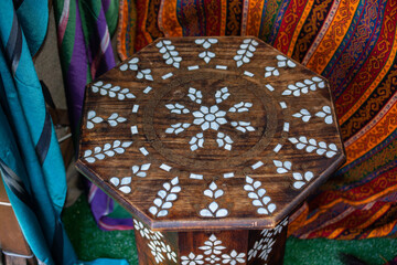 Delicate mother-of-pearl inlay embodies examples