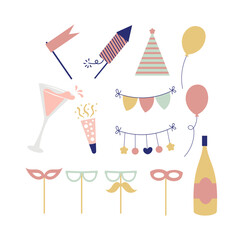 New Year Decoration Set