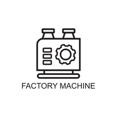 factory machine icon , industry icon
