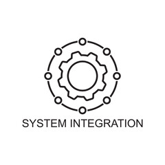 system integration icon , setting icon