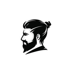Male hairstyle design vector illustration