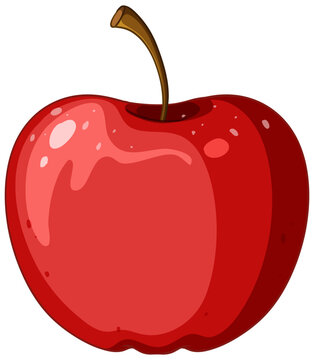 Simple Red Apple - Openclipart