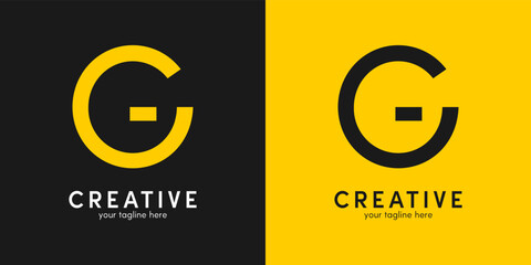 Letter G in Modern Mono Style