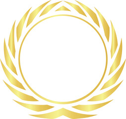 Gold Laurel wreath