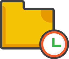 time floder icon