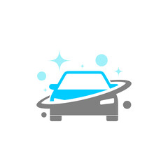 Car care icon. Car wash logo isolated on white background