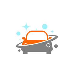 Obraz na płótnie Canvas Car care icon. Car wash logo isolated on white background