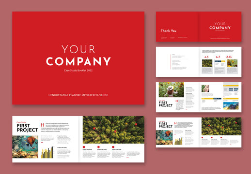Business CaseS tudy Brochures Layout