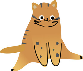 Cute cat vector