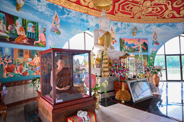 Wat Santiwanaram, Udon Thani, Thailand,buddhist temple,The only one in Siam