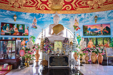 Wat Santiwanaram, Udon Thani, Thailand,buddhist temple,The only one in Siam