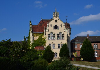 Fototapeta na wymiar Historical Court House in the Town Neustadt am Rübenberge, Lower Saxony