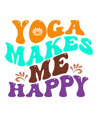 Retro Yoga Svg, Png, Eps,Retro YOGA SVG Bundle, Retro YOGA Svg Cut Files For Cricut, Retro Meditation Svg, Retro Yoga Clipart, Retro Namaste Svg, Retro Lotus Svg,