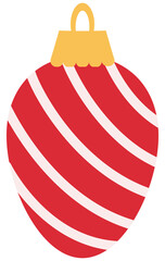 red christmas ball ornament 
