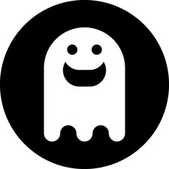 Obraz premium Spooky, ghost cartooon symbol