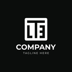 LTE letter logo. LTE alphabet technology letter logo icon design for business and company. LTE letter initial vector logo design.