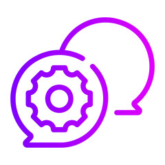 setting gradient icon