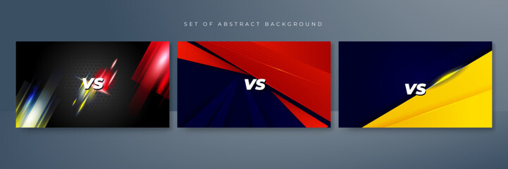 Fight versus vs background. Vector illustration for game, battle, challenge, fight, competition, contest, team, boxing, championship, clash, combat, tournament, conflict, duel, MMA, football © Badr Warrior