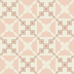 Patchwork style square ceramic tile, pattern for wall design