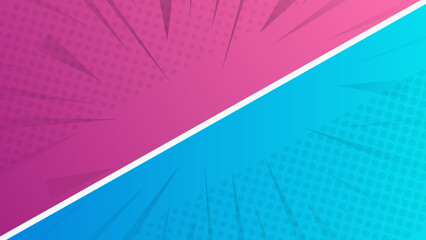 Versus background with blue pink for game, battle, challenge, fight, competition, contest, team, boxing, championship, clash, combat, tournament, conflict, duel, MMA, football