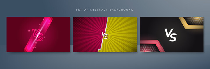 Fight versus vs game background. Vector illustration for battle, challenge, fight, competition, contest, team, boxing, championship, clash, combat, tournament, conflict, duel, MMA, football