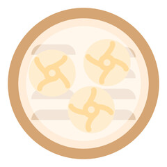 dimsum flat icon
