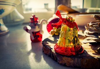 Traditional New Year and Christmas Colorful Decoration