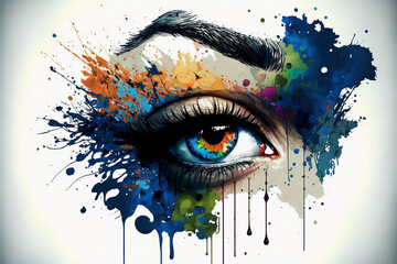 eye painting