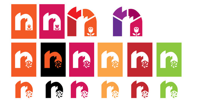 NR logo, Alphabet logo