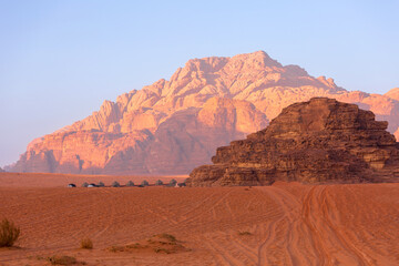 Camp at Wadi Rum Desert, Jordan